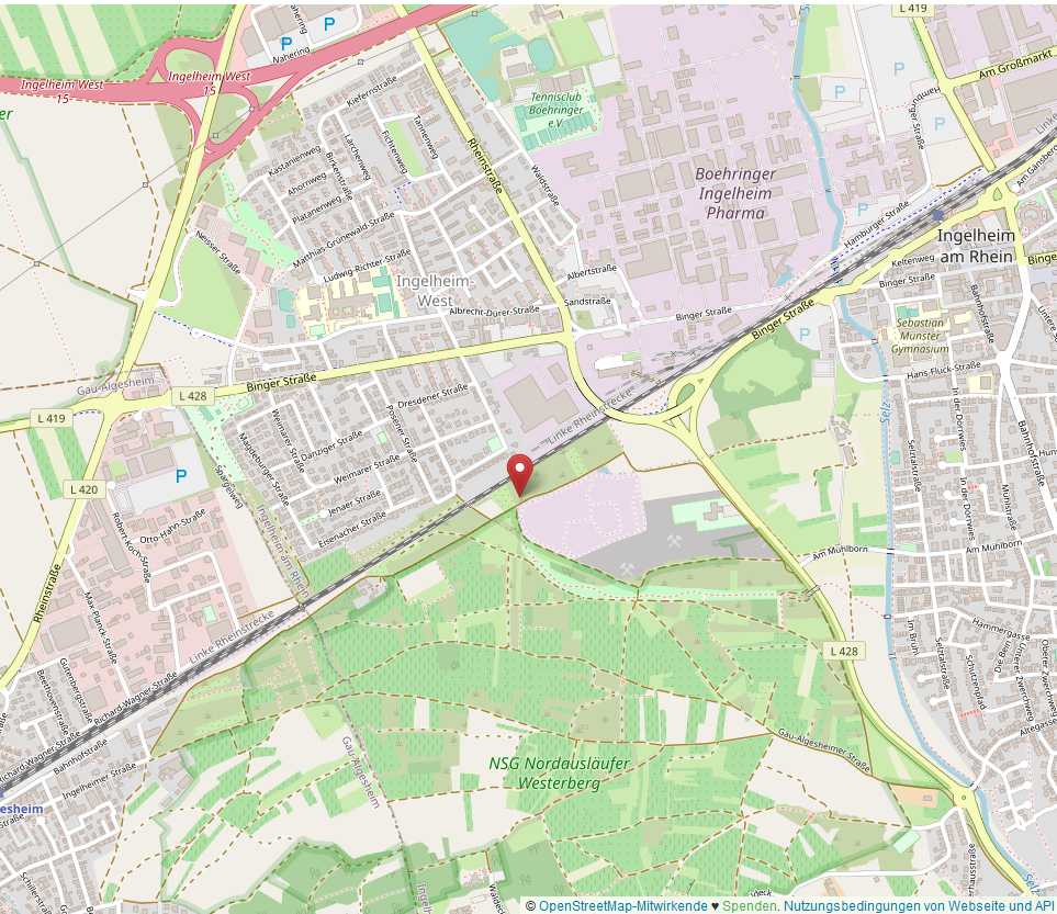 Kartenansicht vom Hundeplatz LUKAMO.
Link zur Karte